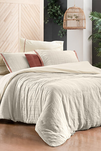 Sarev Palencia Ecru - Double 100% Cotton Mood Comfort Bedding Set