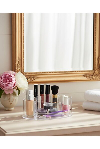 Okyanus Home منظم مكياج بيضاوي