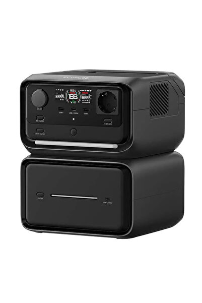 EcoFlow - RIVER 3 Max Plus Taşınabilir Güç Kaynağı - 858Wh Kapasite - (EcoFlo...