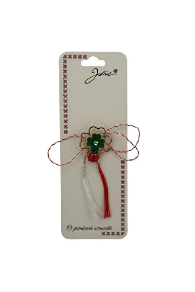 Flippy Martisor Spring Brooch, Metal Material, Cardboard and Opp Packaging