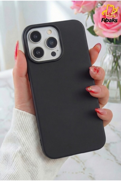 Fibaks غطاء إطلاق متوافق مع هاتف Apple Iphone 14 Pro ملون مخملي قابل للمسح بد...