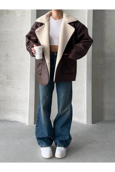 MEECY ZR-Äquivalent PREMIUM NUBUK-LEDERSTOFF MIT DOPPELTASCHENMANTEL