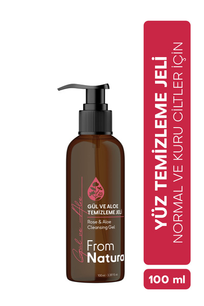 From Natura Gül Aloe Temizleme Jeli 100 ml
