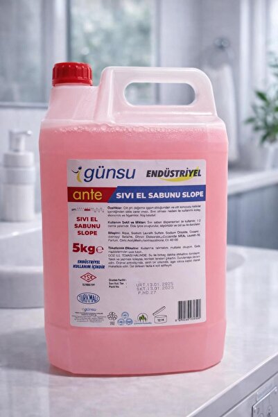 GÜNSU Ante Liquid Hand Soap Slope (Pink) 5kg