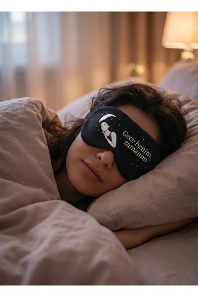 BeyzHal Νυχτερινή μου Ώρα για Ύπνο - Μαύρη Στεγανή Μάσκα Ύπνου - Αδιαπέραστη ...