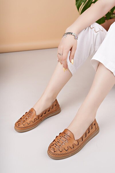 Mammamia D25YA 345 Pantofi de damă din piele naturală perforată