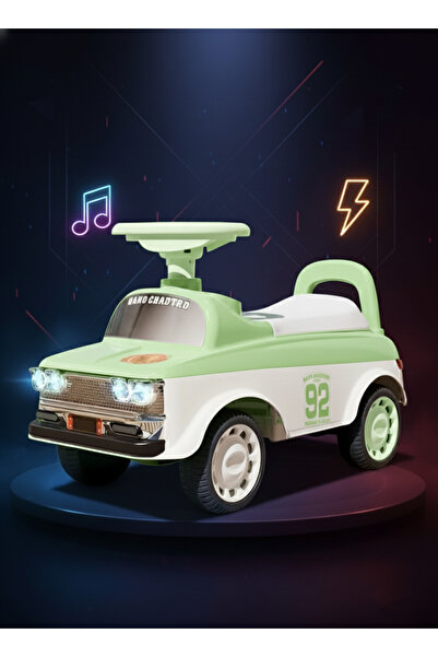 MG Kids Ride-On Toddler Toy Car With Music & Lights, High Backrest 1-4 Years ...