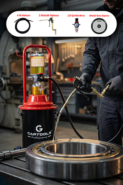 G GAPTOOLS Havalı Gres Pompası 12Lt GP12A2