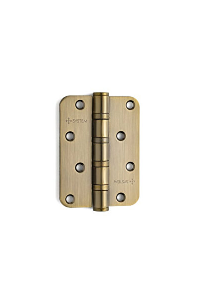 System MENTEŞE 10CM YÖNSÜZ 4 BİLYALI ANTİK SARI 3MM SH101 ABM