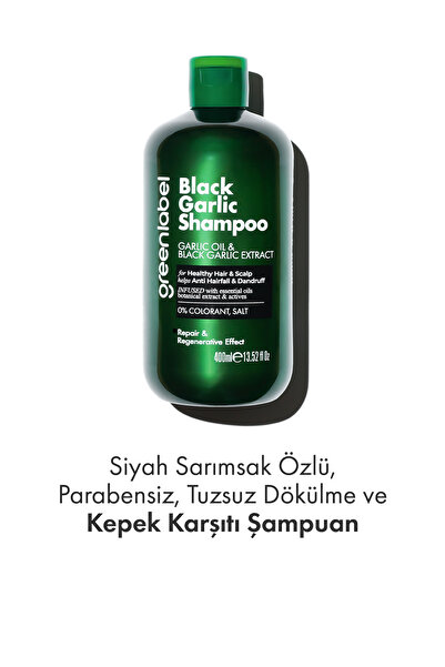 Greenlabel Greenlabel Siyah Sarımsak Özlü Parabensiz Tuzsuz Dökülme Ve Kepek ...