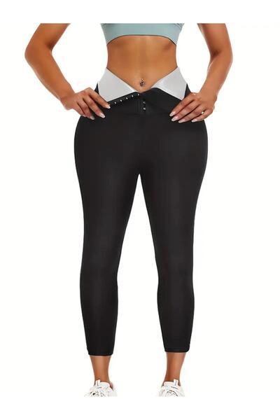 F&W FİT WOMEN toparlayıcı iki Beden incelten Şekillendirici agraflı tayt 4409