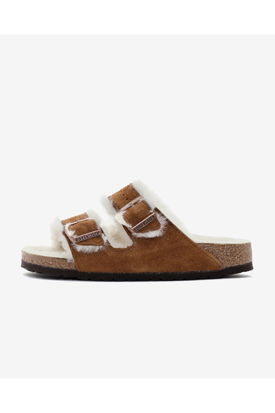 Birkenstock ARIZONA VL FELL LAF Kahverengi Terlik 1001135