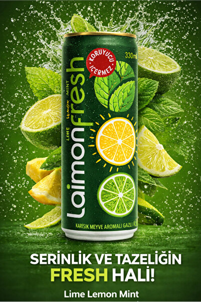 Laimon Fresh Laimonfresh Nane Limon 330 ML x 24