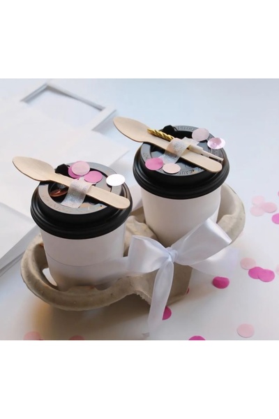 alenked Viyol Karton Bardak Taşıma 2 Bölmeli 50 Adet