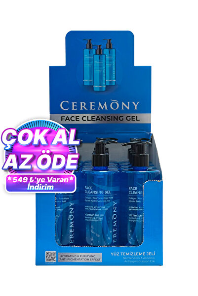 Ceremony Masa Üstü Stand Yüz Temizleme Jeli 12'li