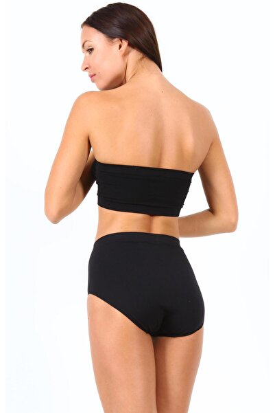 Miorre سراويل داخلية نسائية مريحة من القطن الممشط مع حزام دانتيل عادي عند الخصر