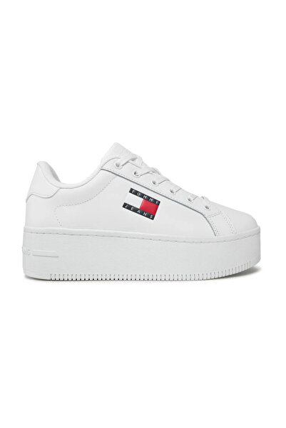 Tommy Hilfiger White Sneaker For Kadın / Kız