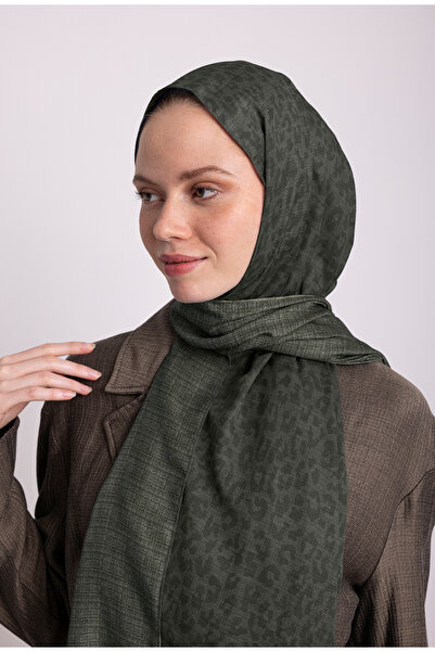 Ayshara Barçın Collection Wild Pine Double-Sided Shawl