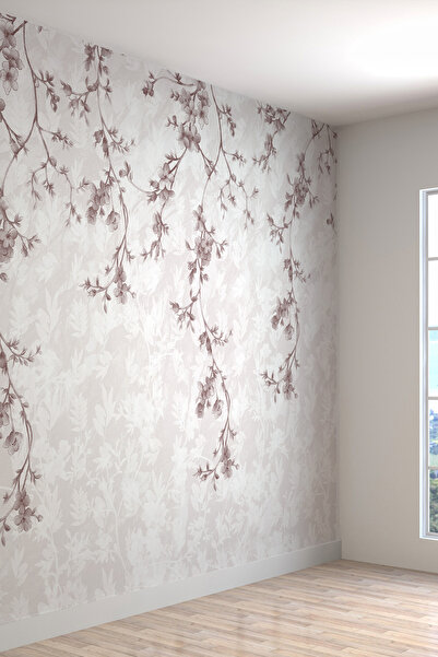dreamwall Duvar Kağıdı Sarkık Çiçekler Desenli Silinebilir Sağlıklı Tekstil D...