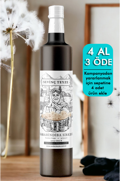 Sevinç Teyze Doğal Fermantasyon Karahindiba Sirkesi 500ml (NATURAL FERMENTATİ...