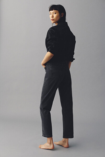 H&M Mom Slim Fit High Waist Ankle Jeans