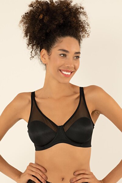 Doremi Λεπτομερές σουτιέν στήριξης χωρίς επένδυση από τούλι Minimizer