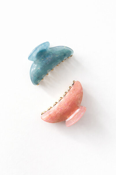 Tupek Store Set of 2 Patterned Hair Clips – Casual & Stylish Hair Clips 7 X 3...