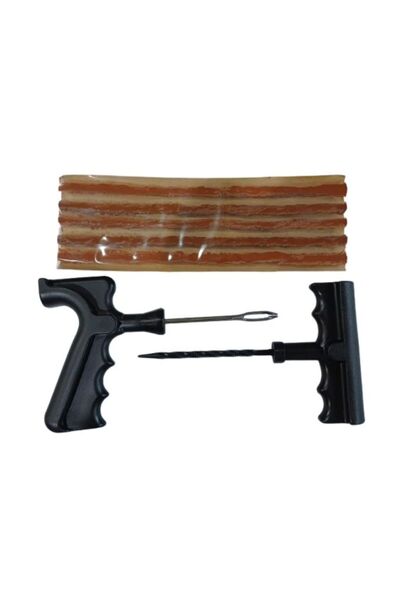 BSR Lastik Market Dubleks Lastik Tamir Seti : 5 Adet Uzun Fitil (10 Yamalık) ...