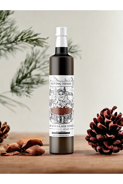 Organik Teyze Sevinç Teyze Doğal Fermantasyon Kozalak Sirkesi 500ml (NATURAL ...