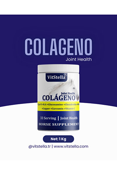 VitStella Colageno Atlarda Eklem- Bağ Dokusu- Kıkırdak Gelişimi 1 Kg