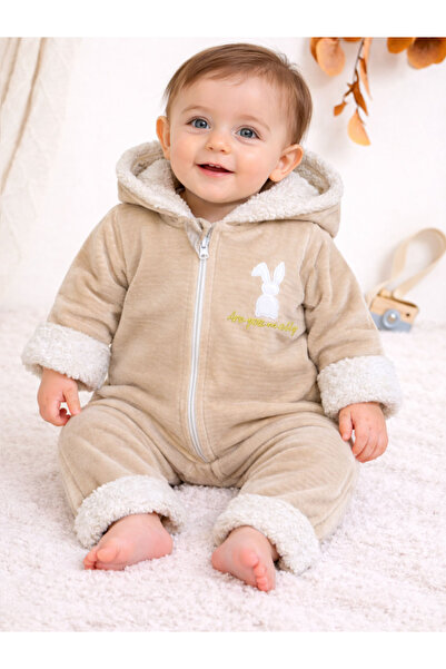 Nehad Bebe Welsoft Jumpsuit - Baby Boy and Rabbit Model