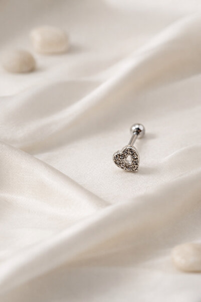 FA LORA TAKI Kalp Figürlü Kararmaz Piercing Tragus Helix Lobe Conch Uyumlu 1 ...