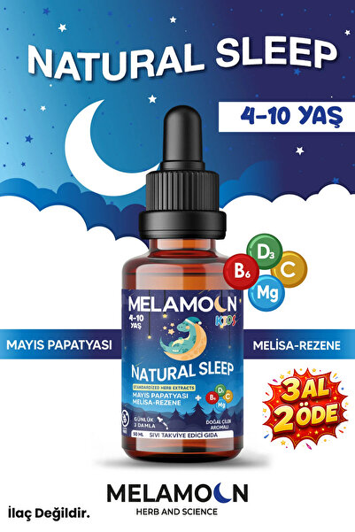 Melamoon Mayıs Papatyası İçeren, Sıvı Takviye Edici Gıda 50 ml