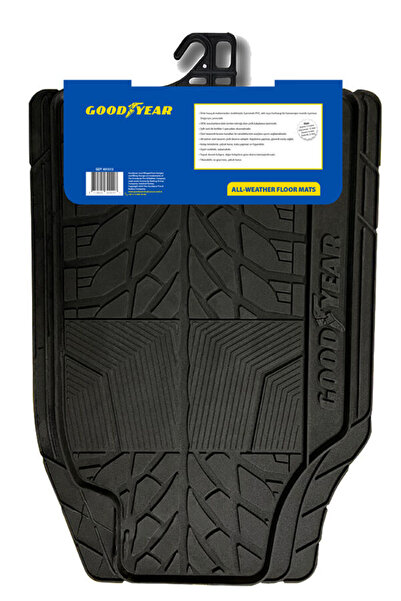Goodyear TÜM ARAÇLARA UYUMLU %100 Kauçuk UNİVERSAL 3D HAVUZLU OTO PASPAS