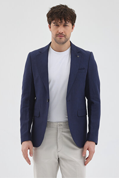 Frappoli Giove Elbow pentru bărbați, albastru bleumarin, amestec de bumbac și...