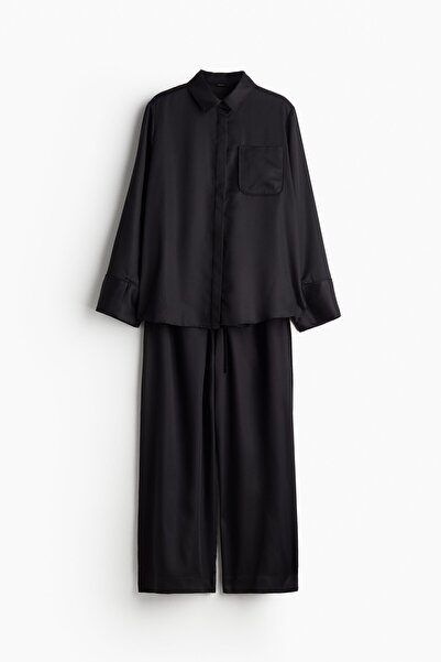 H&M Saten Pijama Takımı