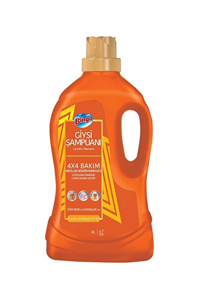 Bingo GİYSİ ŞAMPUANI CANLANDIRICI ETKİ 4L