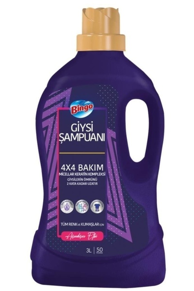 Bingo Giysi Şampuanı Arındırıcı Etki 4 L