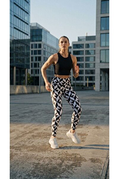 4upower Colanți sport cu model