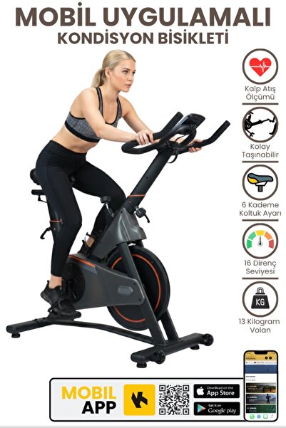 FASTGO Yeni Tasarım LED Ekranlı Manyetik Evde Kullanıma Uygun Kondisyon Spin ...