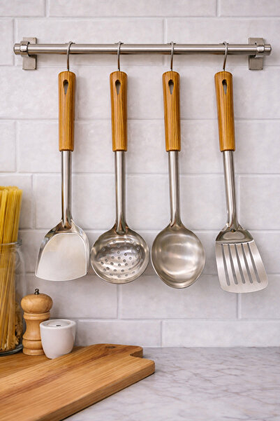 NZR Dörtlü Kepçe kevgir seti