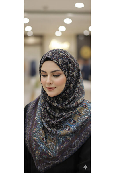 MİSS İPEK Patterned Colorful Non-Slip Soft Shawl Hijab Bundle Dowry Holder 18...