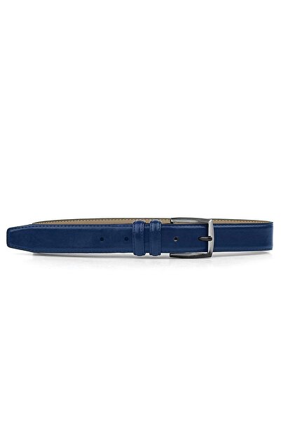 Rakerplus Navy Blue Patent Leather 3.5 cm Boy's Belt (85-110 cm)