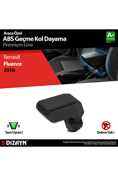 S Dizayn S-Dizayn Renault Fluence Kol Dayama Kolçak Geçmeli ABS Siyah 2010-20...