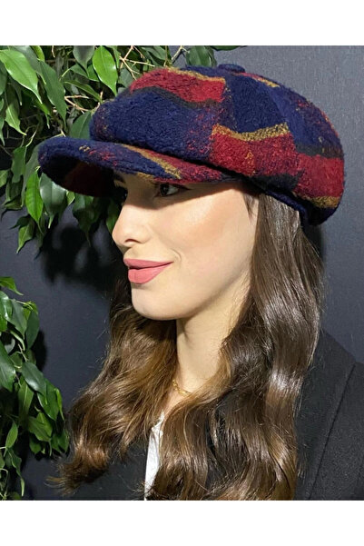 Bay Şapkacı Kadın Kasket Şapka