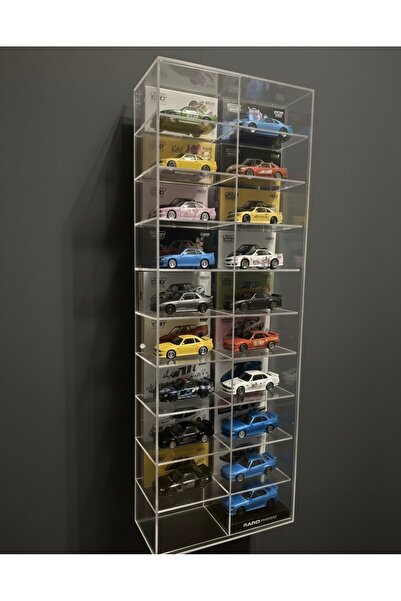 TIVIVOR 20'lı Dikey MiniGt Kaido House Pleksi Arkada Kutu Önde Araç Sergileme...