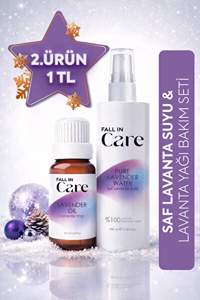FALL IN CARE Saf Lavanta Suyu (100ml) & Lavanta Yağı (20ml) Karşıtı, Arındırı...
