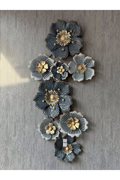 YASAR CONCEPT Grisbleu Metal Duvar Panosu 63 x 133 Cm