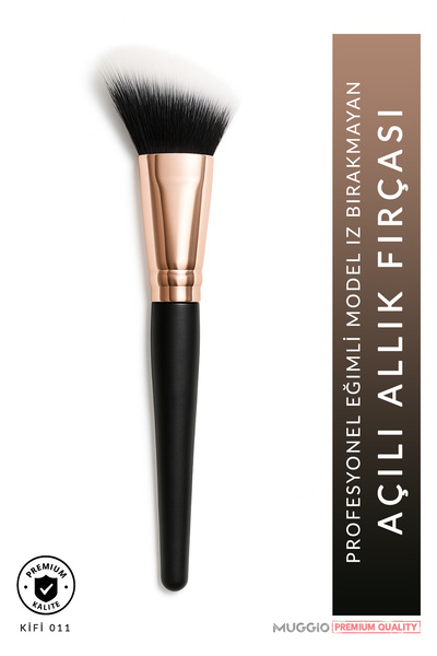 Muggio Kifi 011 Premium Кутовий пензлик для рум'ян і контуру