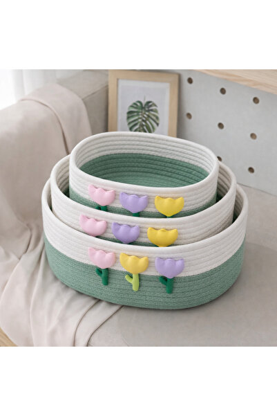 Generic Baby storage basket set – Stylish and practical organization, 3 piece...